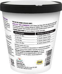 Nutri-Vet Pre & Probiotics for Dogs, Digestive Support, Upset Stomach, Puppy Probiotic, Pet Vitamins and Supplements, Dog Probiotics, Liver & Cheese Flavor, 120 Soft Chews