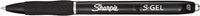 Sharpie S-Gel | Gel Pens | Medium Point (0.7mm) | Black Ink | 3 Count