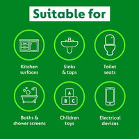 Dettol Antibacterial Multipurpose Cleaning Wipes, Citrus Zest Fragrance, Multipack of 3 x 105 Wipes, Total 315 Wipes