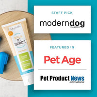 Oxyfresh Premium Dog & Cat Dental Gel Toothpaste - Best Teeth Cleaning Gel Helps Fight Plaque, Tartar and Freshen Bad Dog & Cat Breath - Best Pet Dental Care Toothpaste - 4oz - Cart Shape