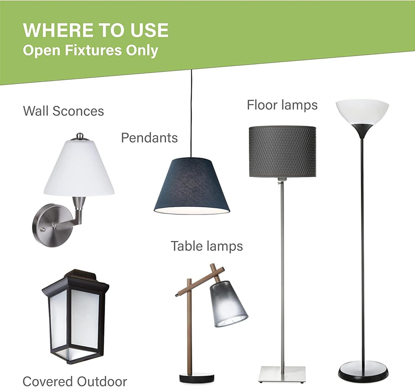 Sigalux LED Light Bulbs 60 Watt Equivalent A19 Standard Light Bulbs 2700K Warm, Non-Dimmable Energy Efficient 9.5W LED Soft White Bulb with E26 Medium Base, 800 Lumens, UL Listed, 4 Packs