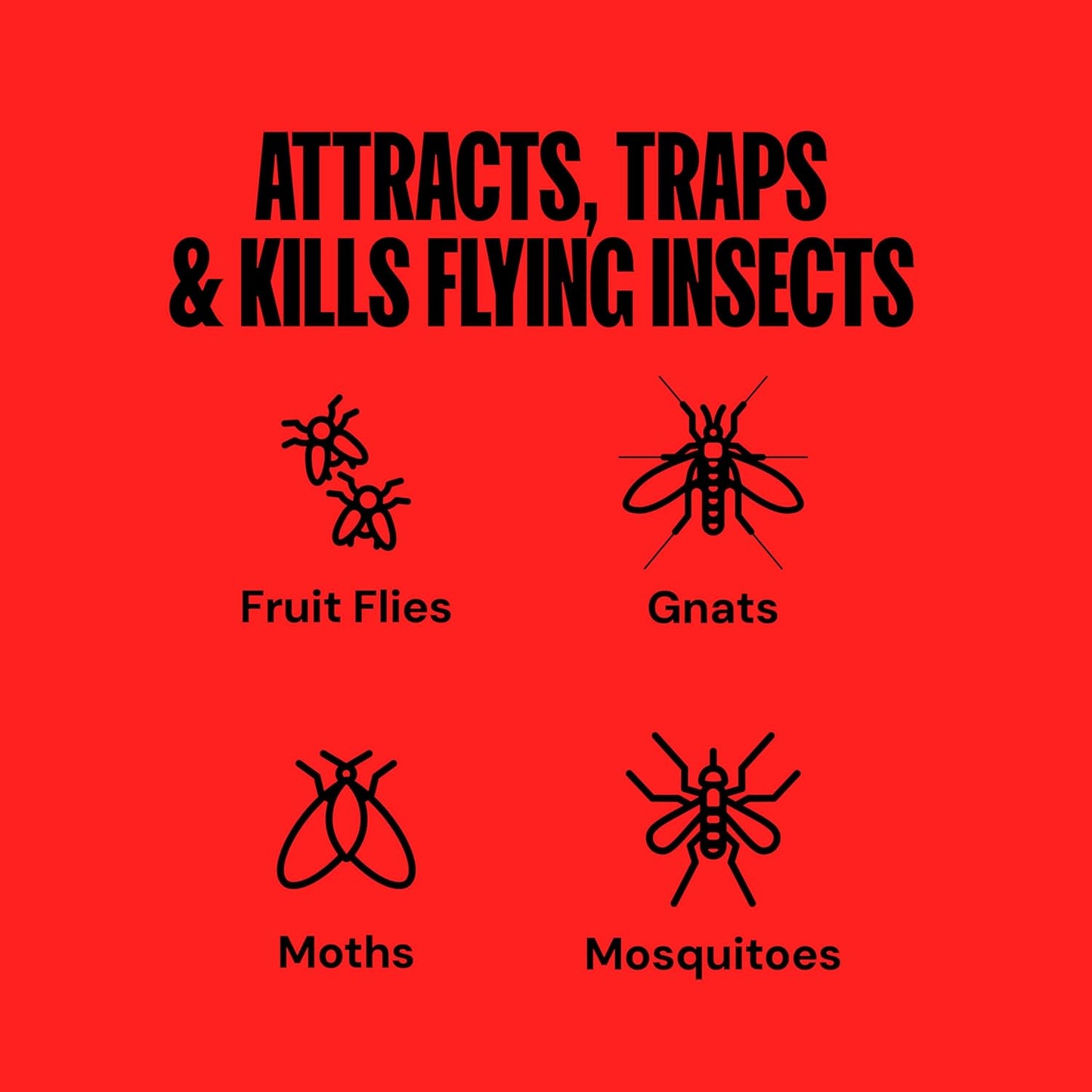 DynaTrap DT152 Indoor Insect Trap and Killer – Catches and Kills Gnats, Flies, Moths & Other Flying Insects