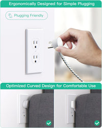 Cruise Ship Essentials - Mifaso Power Strip with USB Ports, 5Ft Flat Extension Cord with Multiple Outlets, USB Charging Station with Non Surge Protector for Cruise Ship, Travel, Dorm Room Essentials