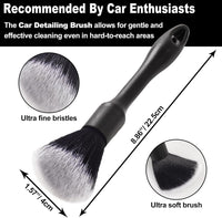 7Pcs Car Wheel Brush kit, Tire Brush, Wheel Cleaner Brush, Soft-bristled Rim Cleaner Brush, Tire Shine Applicator Pad, Car Detailing Brushes, Wheel Brushes for Cleaning Wheels,Tires