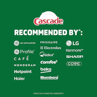 Cascade Free & Clear Dishwasher Detergent Liquid Gel, Dish Detergent, Dishwasher Soap, Lemon, 75oz