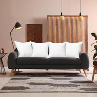 Utopia Bedding Throw Pillows (Set of 4, White) – 18 x 18 Inches Down Alternative Pillows for Bed, Sofa, and Couch - Fluffy Decorative Stuffer Pillow for Indoors & Outdoors