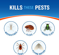 Cutter Backyard Bug Control Spray Concentrate (2 Pack), Kills Mosquitoes, Fleas & Listed Ants, 32 fl Ounce