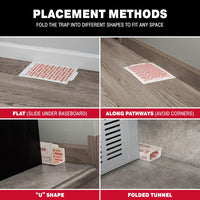 Catchmaster Pro Strength Mouse & Insect Glue Boards 60pk Traps Indoor for Home, Adhesive Bug Catcher, Rat & Rodent Sticky Trap, Non Toxic Bulk Pre-Baited Glue Traps, Pet Safe House Pest Control