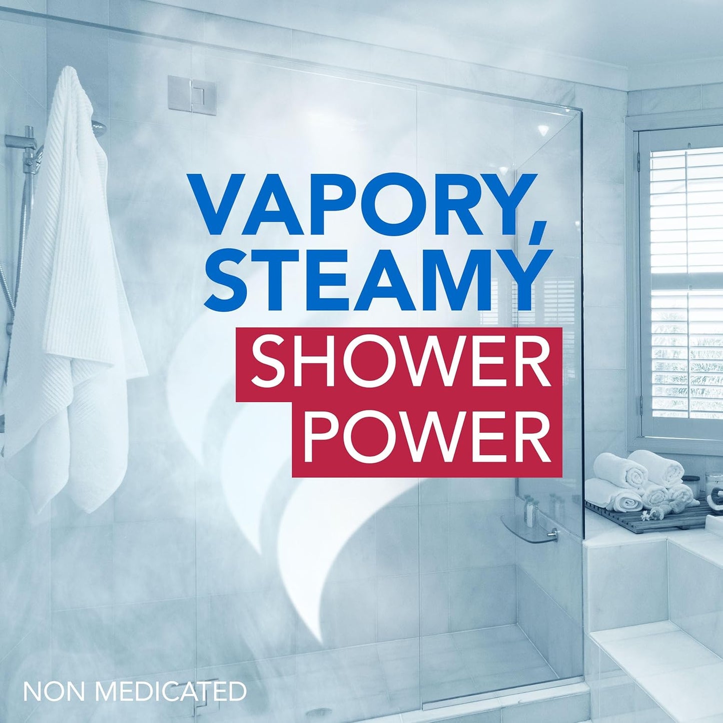 Vicks, VapoShower Plus, Shower Steamers, Eucalyptus Shower Steamer & Menthol Scent, Clean Dissolving Vapor Shower Tablets, Aromatherapy Shower Steamer & Shower Bombs, 12 count