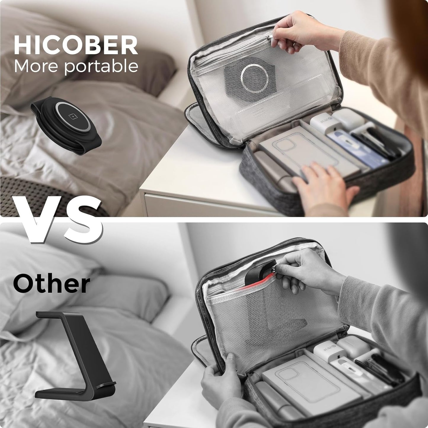 3 in 1 Charging Station for Apple Multiple Devices, Foldable Travel Wireless Charger 18W for iPhone Air 17 16 15 14 13 Pro Max Plus &Apple Watch Series/Airpods