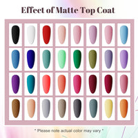 JODSONE 36 PCS Gel Nail Polish Set - 32 Colors, Base Coat, Top Coat, Gifts for Women - Cart Shape
