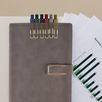 WY WENYUAN Ballpoint Pens, Pens Fine Point Smooth Writing, Nice Teacher Pens For Journaling, Black Ink 1.0 Mm Office Desk Accessories, Aesthetic Gift School Office Supplies For Note Taking