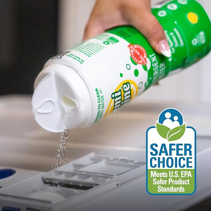 Lemi Shine Dish Detergent Booster, Hard Water Stain Remover, Multi-Use Citric Acid Cleaner 24 oz, Pack of 2