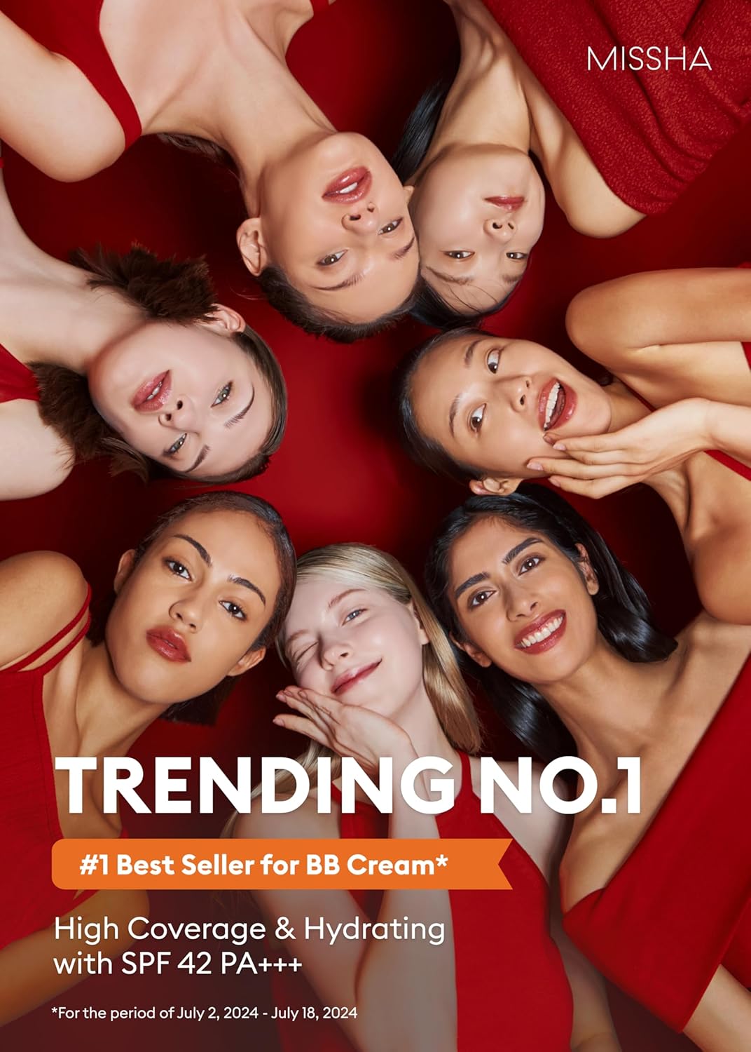 MISSHA M Perfect Cover BB Cream No.21 Light Beige SPF 42 PA+++ 1.69oz Tinted Moisturizer - Cart Shape