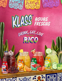 Klass Aguas Frescas Water Enhancers Variety Pack 1.62 ounces (Pack of 4, Makes 24 servings each))