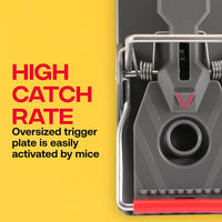 Victor Power-Kill Humane Mouse Traps M393SSR - 6 Easy Set, Reusable, Power-Kill Victor Mouse Traps