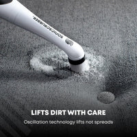 SONICSCRUBBER SonicScrubbers Sonic Scrubber Oscillating Cleaning Tool for the Kitchen and Bathroom, Grout, White