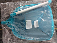 LATERN Pool Skimmer Net with Pole, 60CM Swimming Pool Leaf Cleaning Net Fine Mesh Skimmer with Pole for Cleaning Pool Garden Pond Fountain Tubs Spa Fish Tank