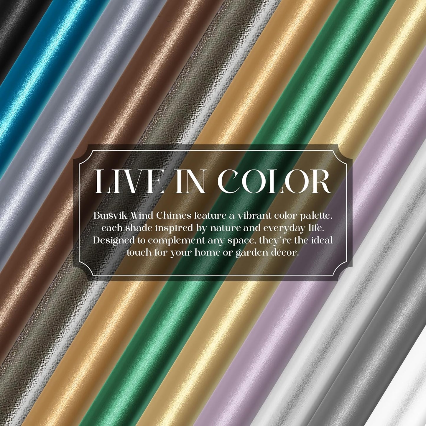 Large Aluminium Wind Chimes 37" to Create a Zen Atmosphere Suitable for Outdoor, Garden, Patio Decoration. Classic Black Wind Chime with Wind Catcher Suitable as A Gift for Mom Neighbor Unisex