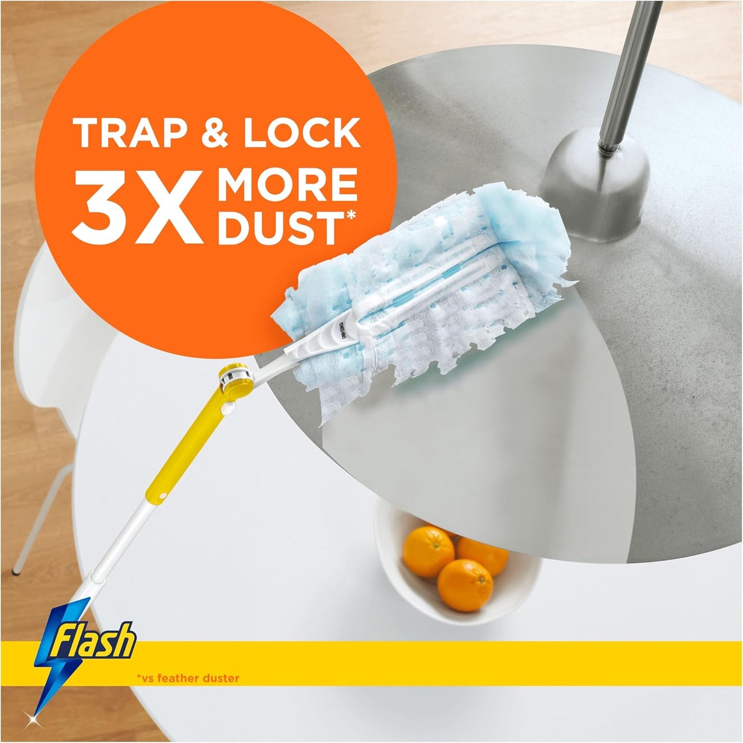 Flash Dust Magnet Mrs Hinch's Enchanted Wildflowers Duster Scented Refills 9ct, Traps & Locks Up Dirt & Hair In No Time