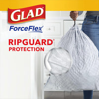 Glad ForceFlex Tall Kitchen Trash Bags, 13 Gal, Gain Lavender with Febreze, 80 Ct (Pack May Vary)