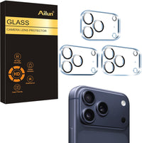 Ailun 3 Pack Camera Lens Protector for iPhone 17 Pro Max,Tempered Glass,9H Hardness,Ultra HD,Anti-Scratch,Case Friendly,Does not Affect Night Shots[Not for iPhone 17/17 Pro/iPhone Air]