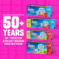 Ziploc Gallon Food Storage Slider Bags, Power Shield Technology for More Durability, 104 Bags Total