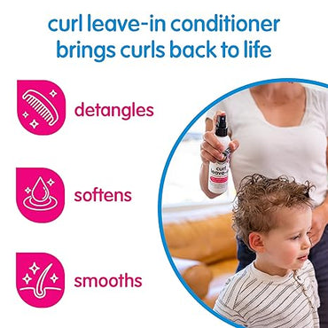 So Cozy Detangler & Leave In Conditioner Spray - Hair Detangler Spray for Kids - Paraben-Free Leave In Hair Conditioner & Detangling Spray for Frizzy Hair (8 fl oz)