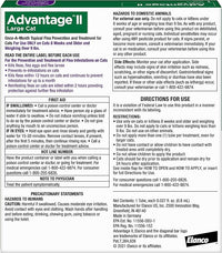 Advantage II Large Cat Vet-Recommended Flea Treatment & Prevention | Cats Over 9 lbs. | 1-Month Supply