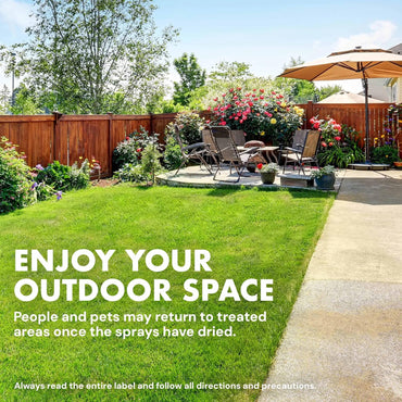 Spectracide Triazicide Insect Killer For Lawns & Landscapes Concentrate (Ready-To-Spray), Protects Lawns, Vegetables, Fruit & Nut Trees, Roses, Flowers & Shrubs, 32 fl Ounce